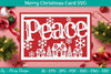 Christmas Card Papercut SVG Bundle