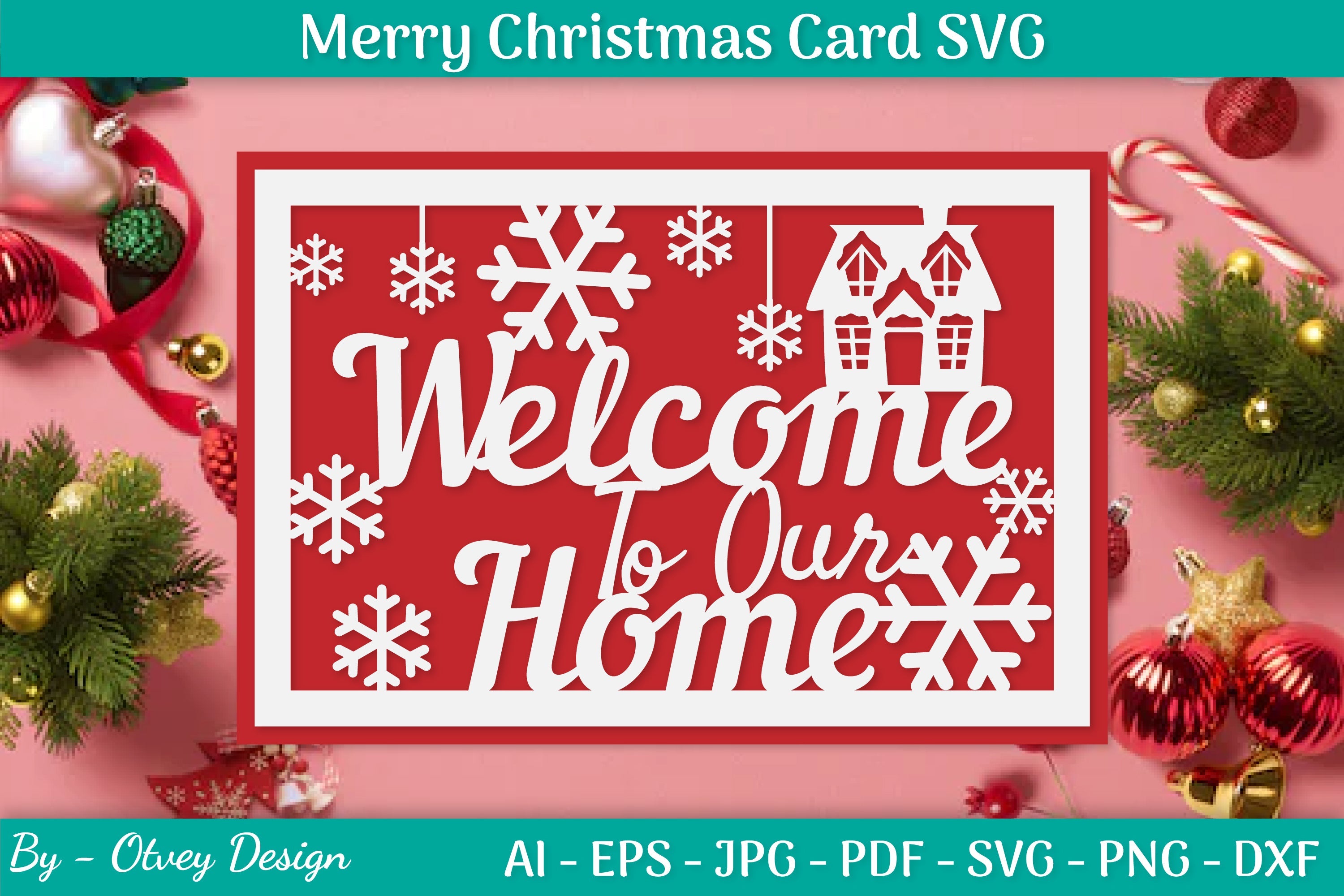 Christmas Card Papercut SVG Bundle 28 - CraftNest - Digital Crafting and Art