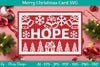 Christmas Card Papercut SVG Bundle