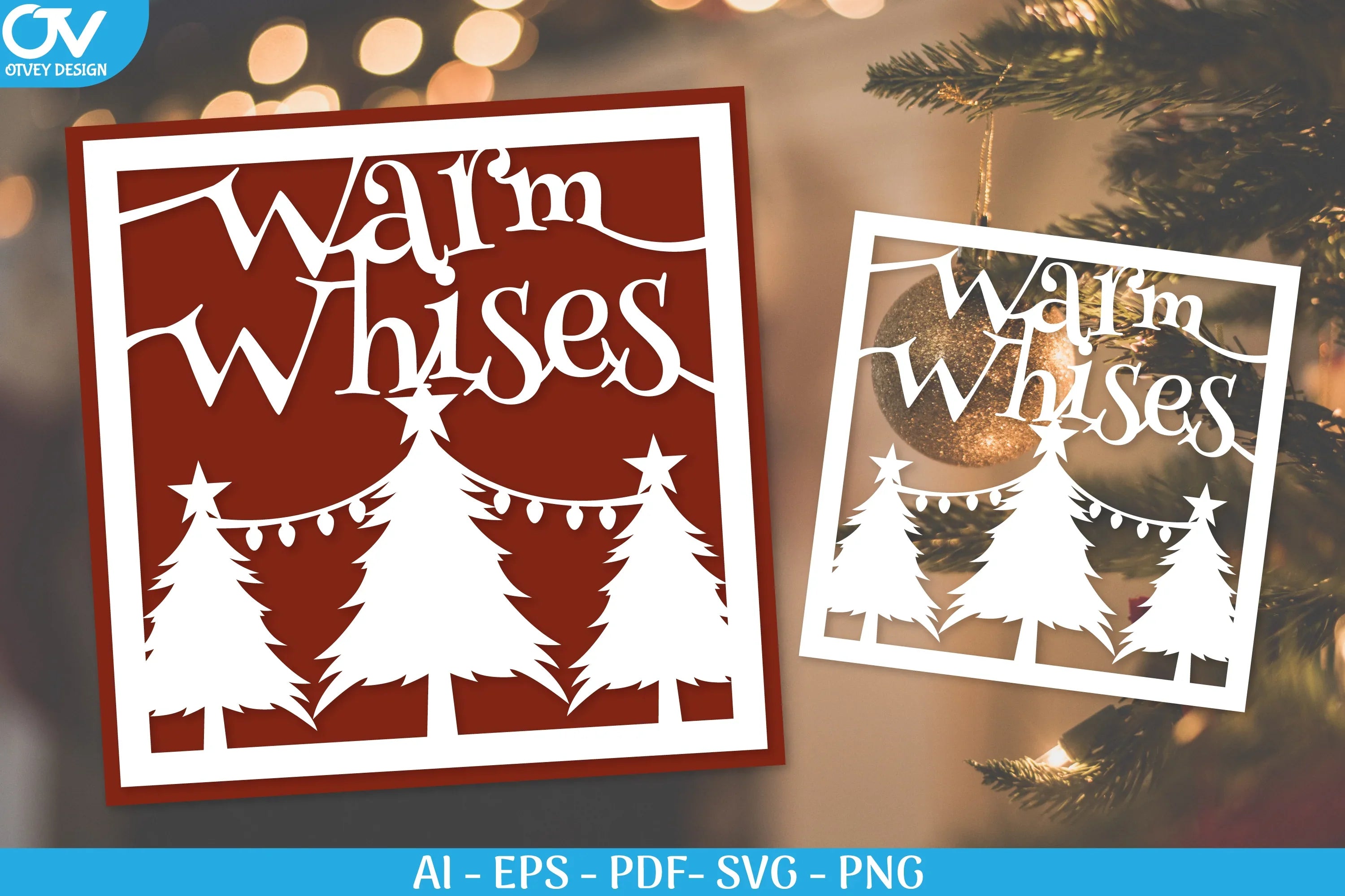 Christmas Card Papercut Template SVG Bundle 1 - CraftNest - Digital Crafting and Art