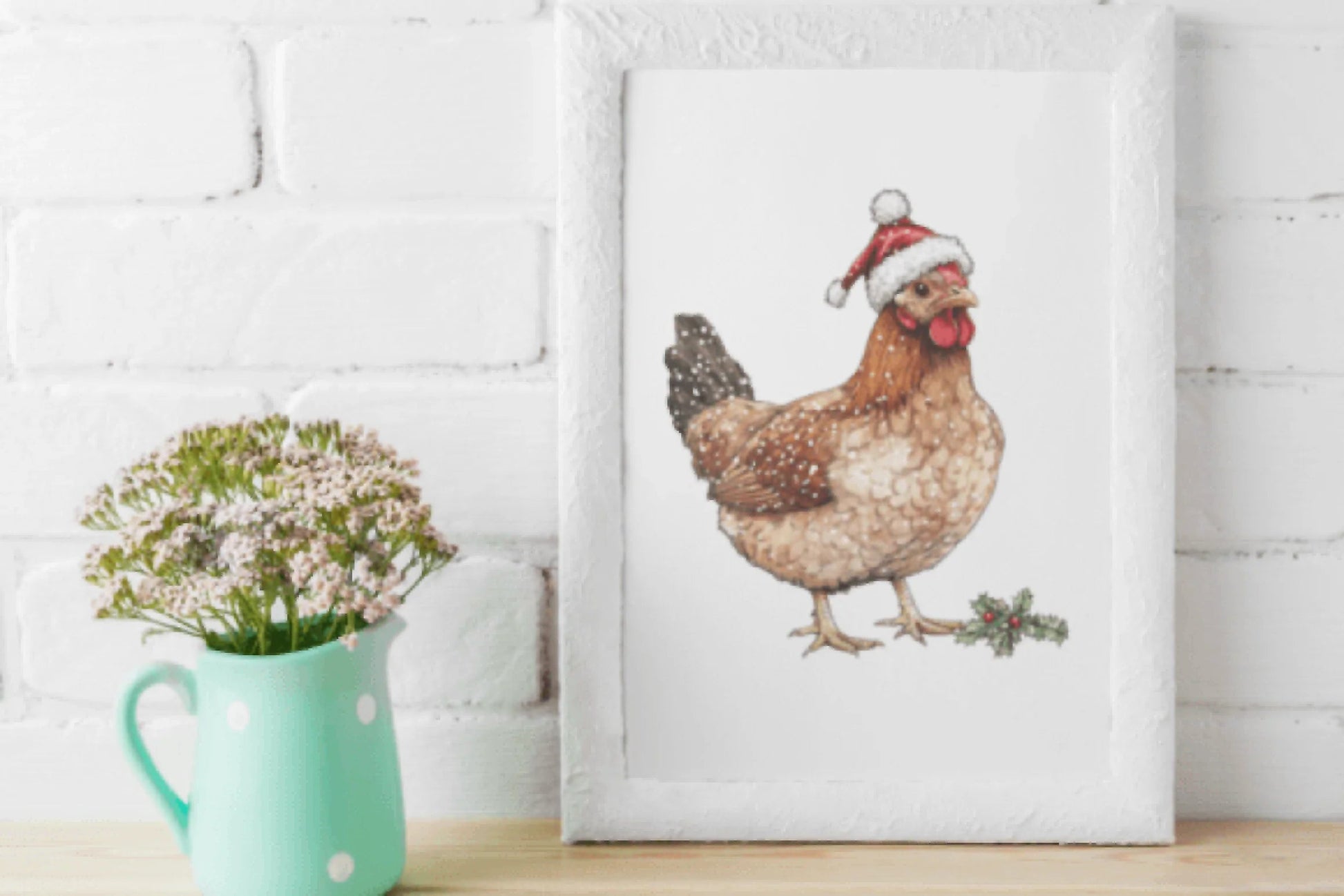 Christmas Chicken Clipart Bundle - CraftNest - Digital Crafting and Art