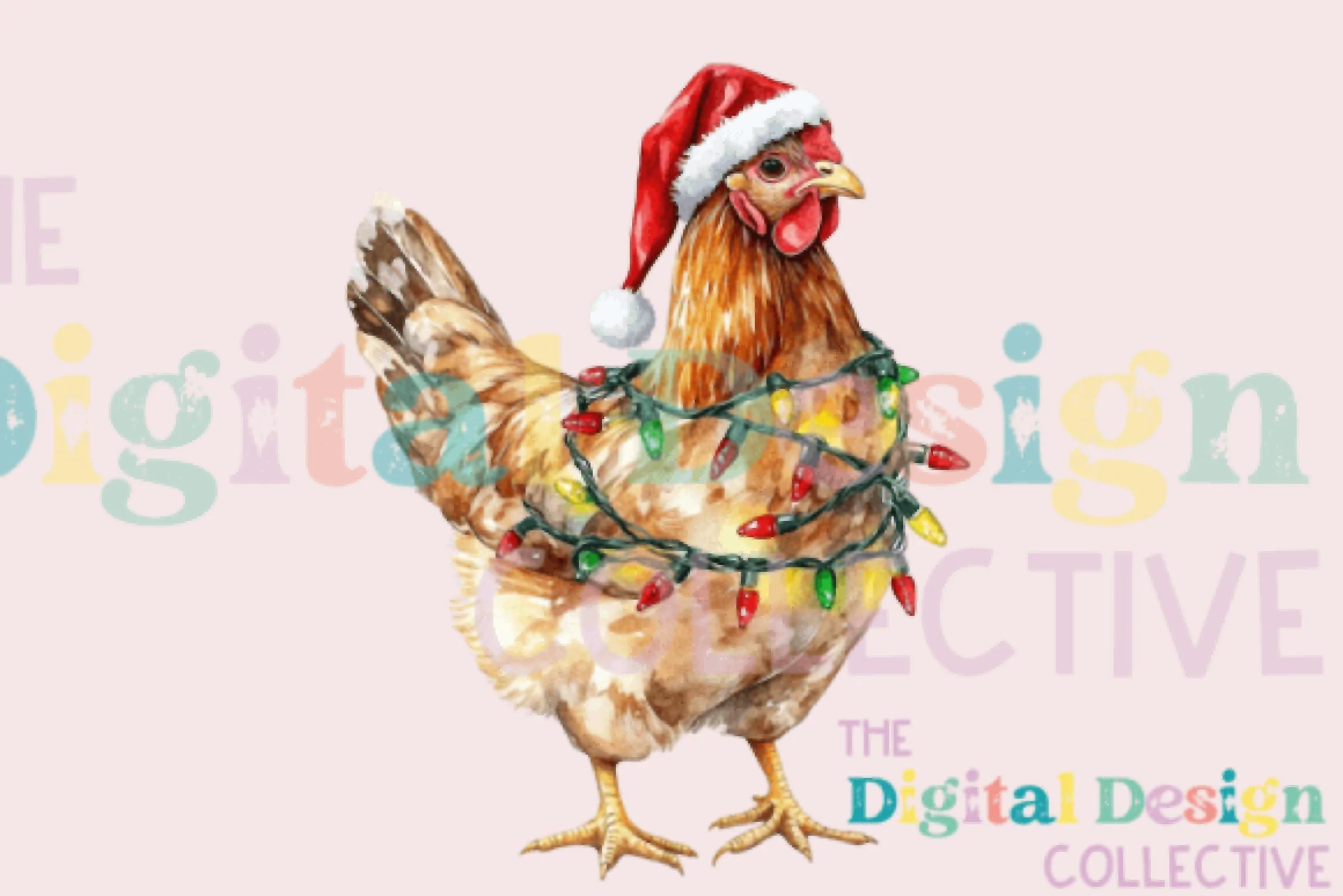 Funny Christmas Chicken Clipart Bundle - CraftNest - Digital Crafting and Art