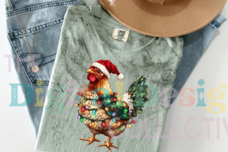 Festive Christmas Chicken Clipart Bundle - CraftNest - Digital Crafting and Art