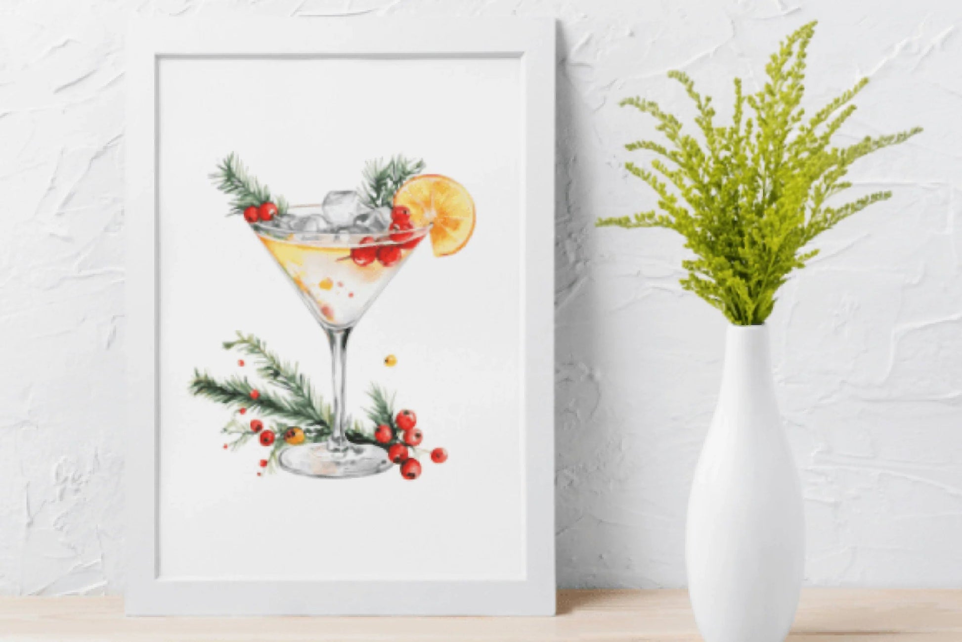 Festive Christmas Cocktails Clipart Bundle - CraftNest - Digital Crafting and Art