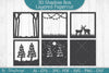 Christmas Deer Couple 3D Shadow Box SVG Bundle