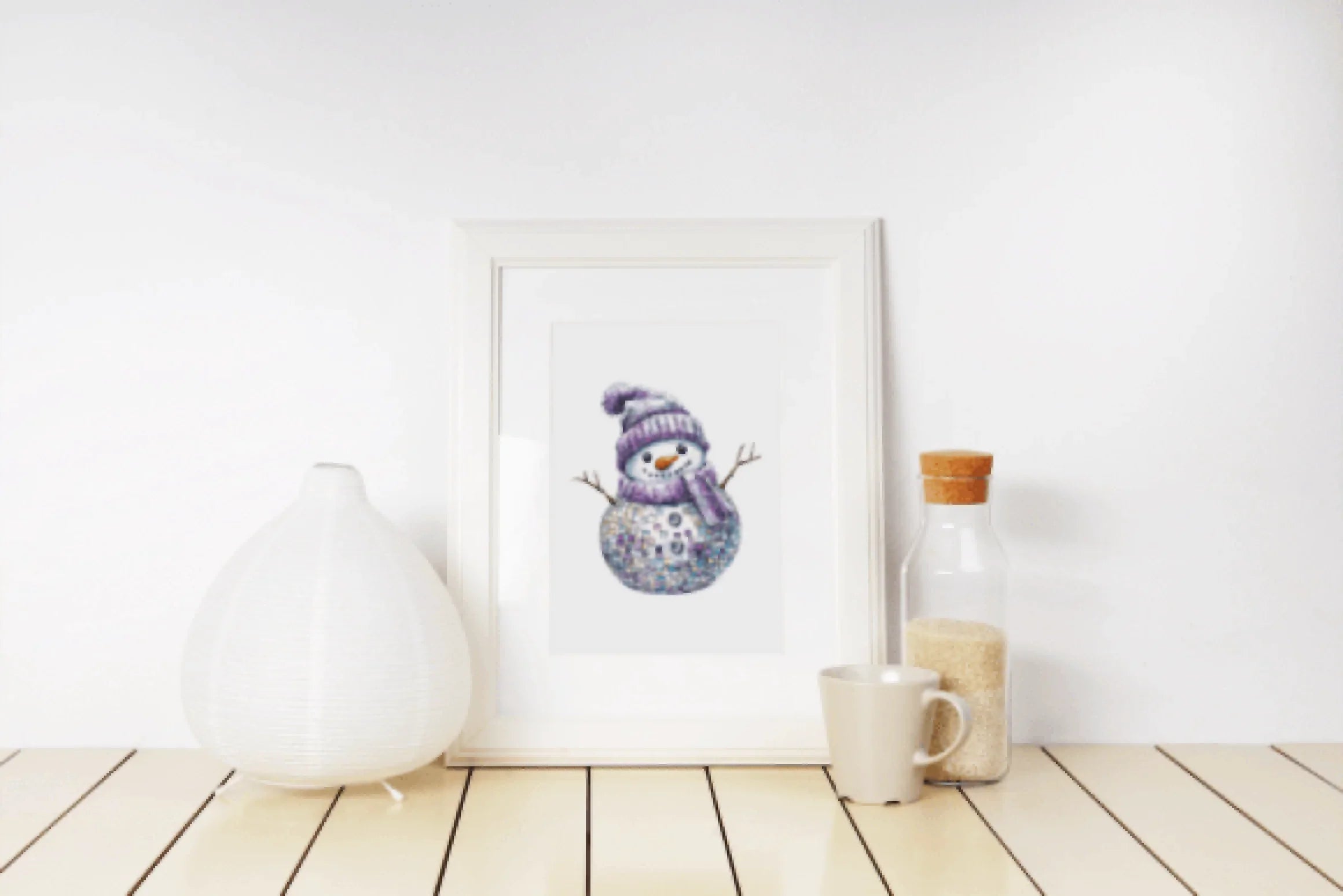 Christmas Disco Snowman Clipart Bundle - CraftNest - Digital Crafting and Art