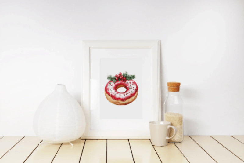 Festive Christmas Donuts Clipart Bundle - CraftNest - Digital Crafting and Art