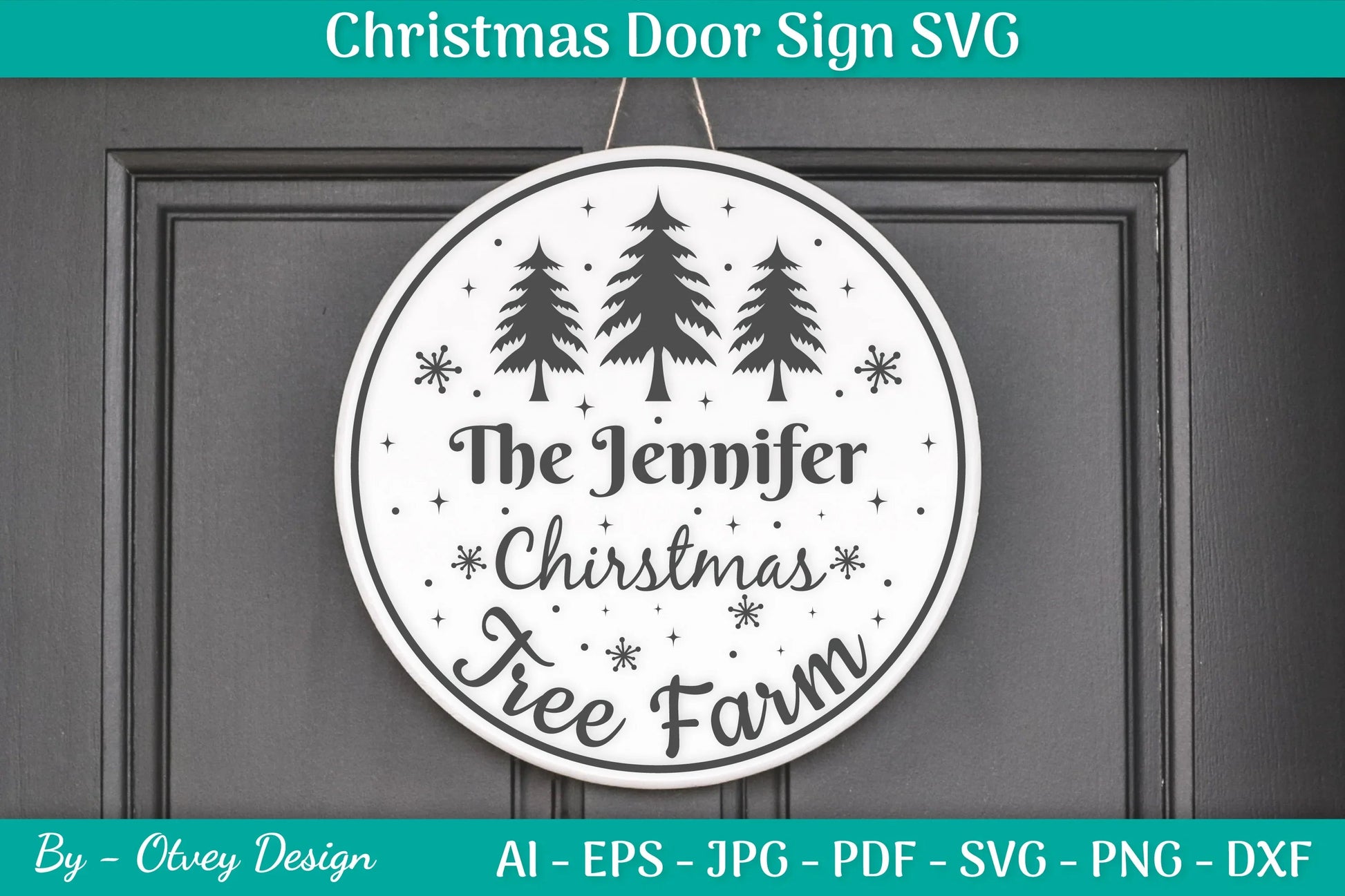 Christmas Door Sign SVG Bundle - CraftNest - Digital Crafting and Art