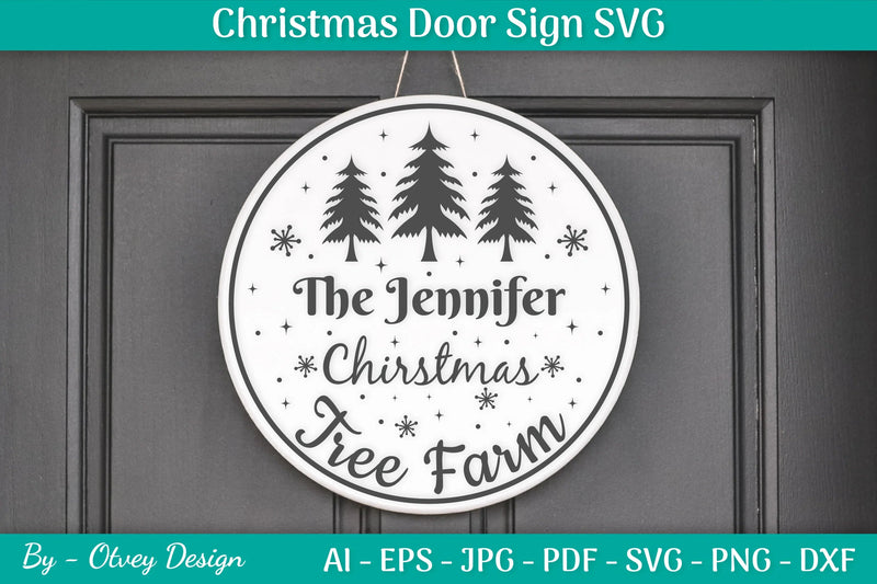 Christmas Door Sign SVG Bundle - CraftNest - Digital Crafting and Art