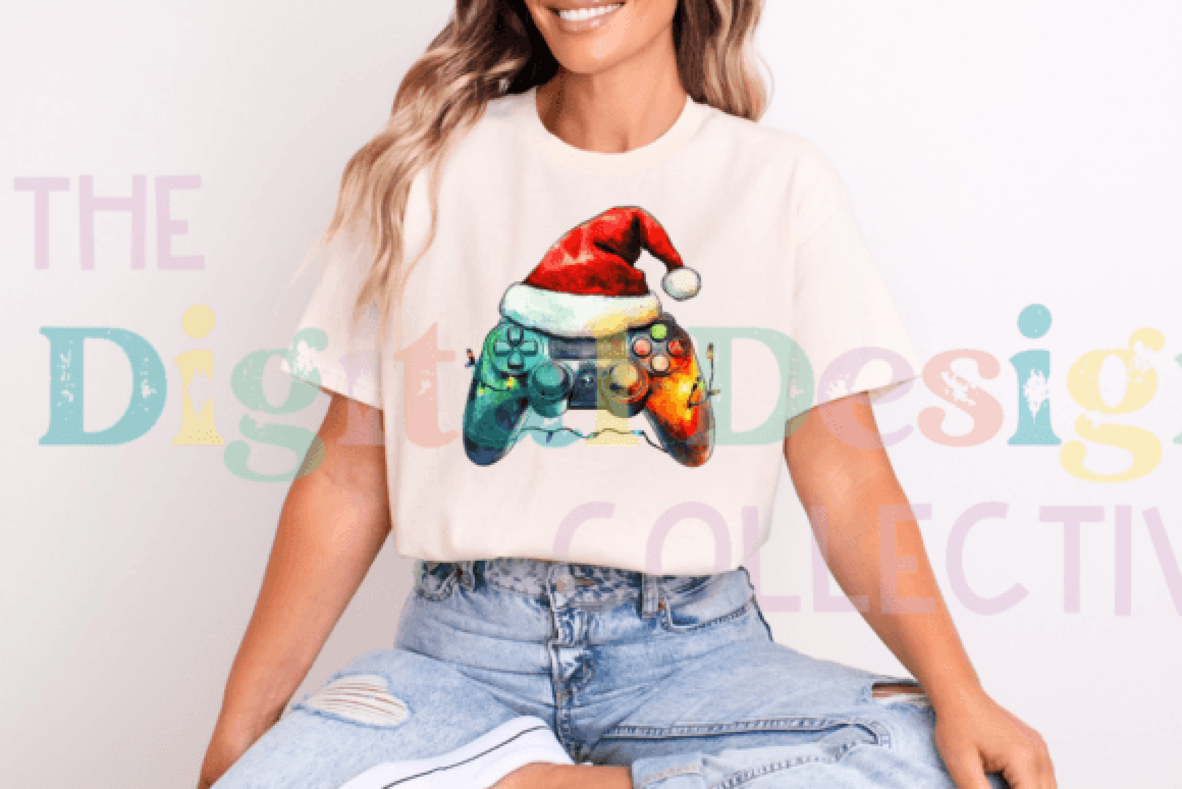 Christmas Gamer Controller Clipart Bundle