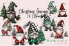 Christmas Gnomes Clipart Bundle
