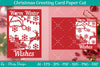 Christmas Greeting Card Paper Cut SVG Bundle