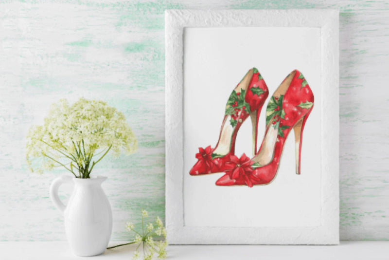Christmas High Heels Clipart Bundle - CraftNest - Digital Crafting and Art