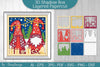 Christmas Gnome 3D Shadow Box Papercut SVG Bundle