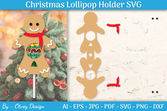 Christmas Lollipop Holder SVG Bundle - CraftNest - Digital Crafting and Art