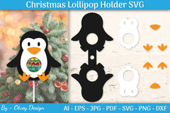 Christmas Lollipop Holder SVG Bundle - CraftNest - Digital Crafting and Art