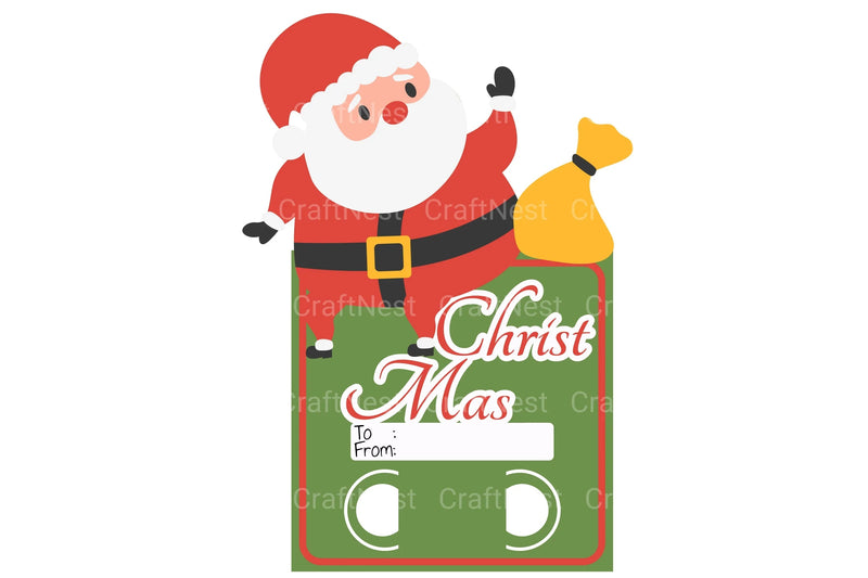 Christmas Money Card SVG Bundle - CraftNest - Digital Crafting and Art