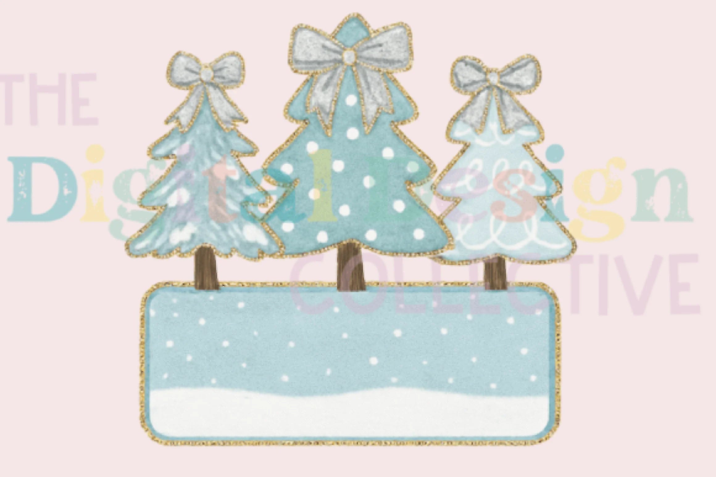 Glitter Coquette Christmas Tree Clipart Bundle - CraftNest - Digital Crafting and Art