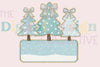 Glitter Coquette Christmas Tree Clipart Bundle