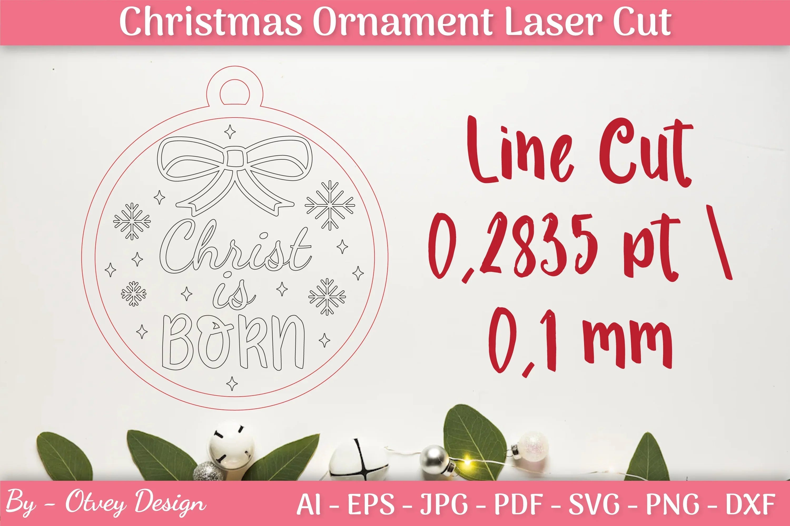 Christmas Ornament Laser Cut SVG Bundle - CraftNest - Digital Crafting and Art