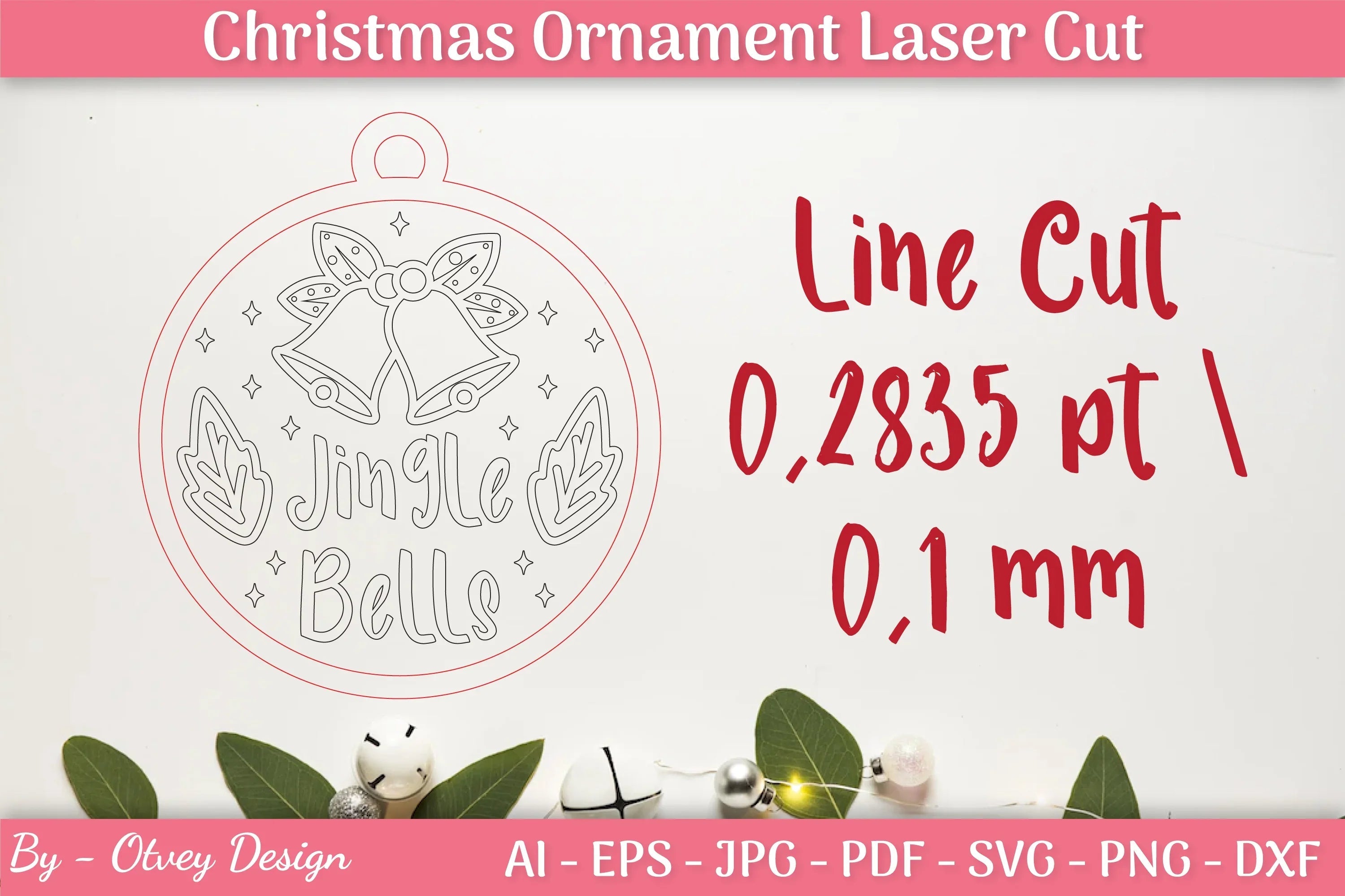 Christmas Ornament Laser Cut SVG Bundle - CraftNest - Digital Crafting and Art