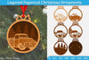 Christmas Ornament Layered SVG Bundle