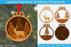 Christmas Ornament Layered SVG Bundle