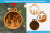 Christmas Ornament Layered SVG Bundle