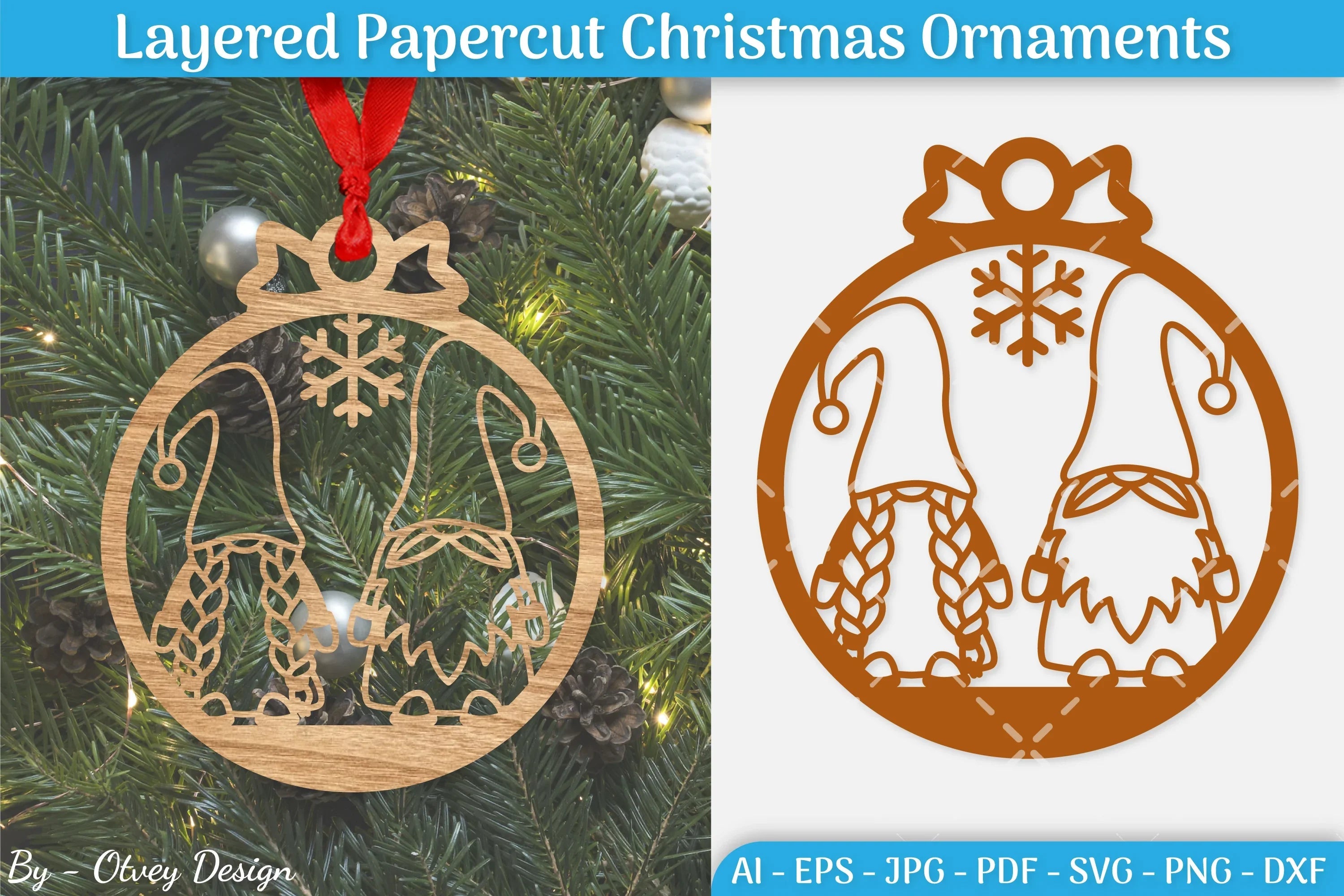 Christmas Ornament SVG Bundle 5 - CraftNest - Digital Crafting and Art