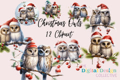 Adorable Owl Clipart Bundle - CraftNest - Digital Crafting and Art