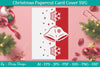Snowflake Papercut Card Cover Template SVG Bundle