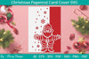 Snowflake Papercut Card Cover Template SVG Bundle