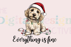 Adorable Christmas Puppy Clipart Bundle - CraftNest - Digital Crafting and Art