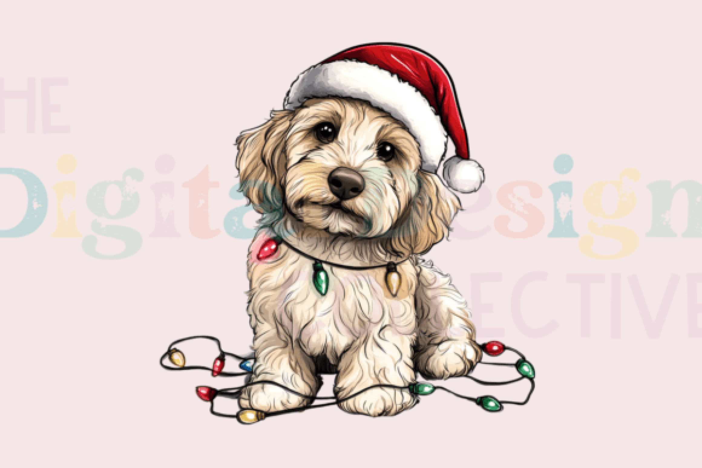 Christmas Puppy Clipart Bundle