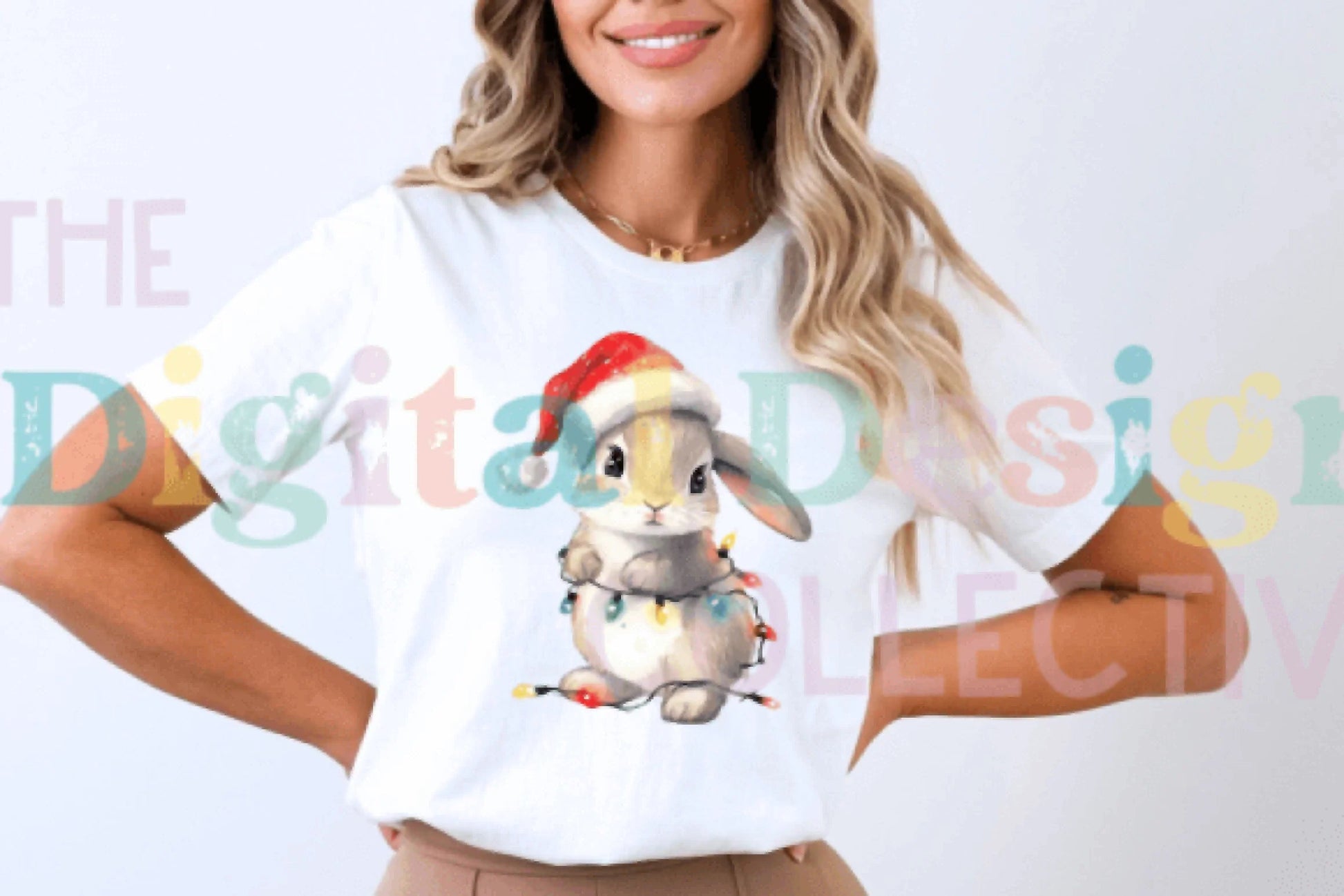 Adorable Christmas Rabbit Clipart Bundle - CraftNest - Digital Crafting and Art