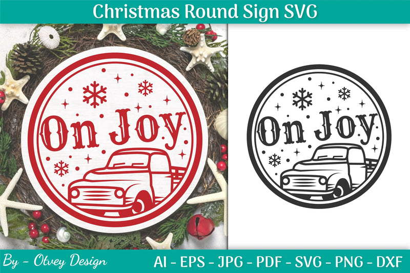 Christmas Round SVG Bundle 27 - CraftNest - Digital Crafting and Art
