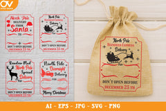 Christmas Santa Sack SVG Bundle - CraftNest - Digital Crafting and Art