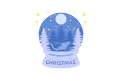 Christmas Snow Globe Layered Papercut SVG Bundle - CraftNest - Digital Crafting and Art