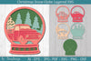 Christmas Snow Globe Layered SVG Bundle