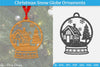 Christmas Snow Globe Ornament SVG Bundle