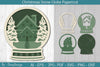 Christmas Snow Globe Papercut SVG Bundle