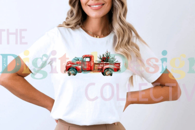 Christmas Truck Clipart Bundle - CraftNest - Digital Crafting and Art