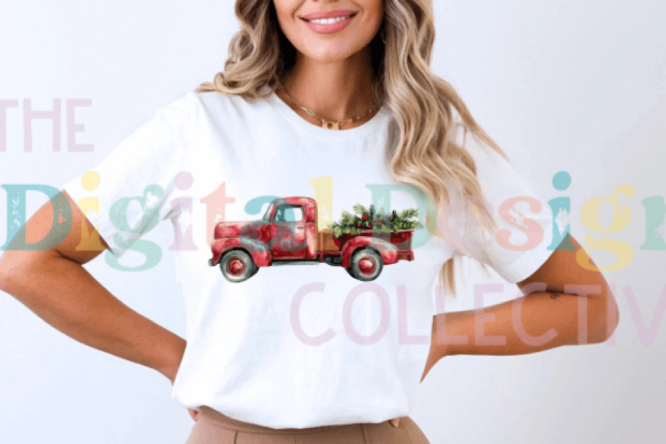 Festive Christmas Truck Clipart Bundle - CraftNest - Digital Crafting and Art