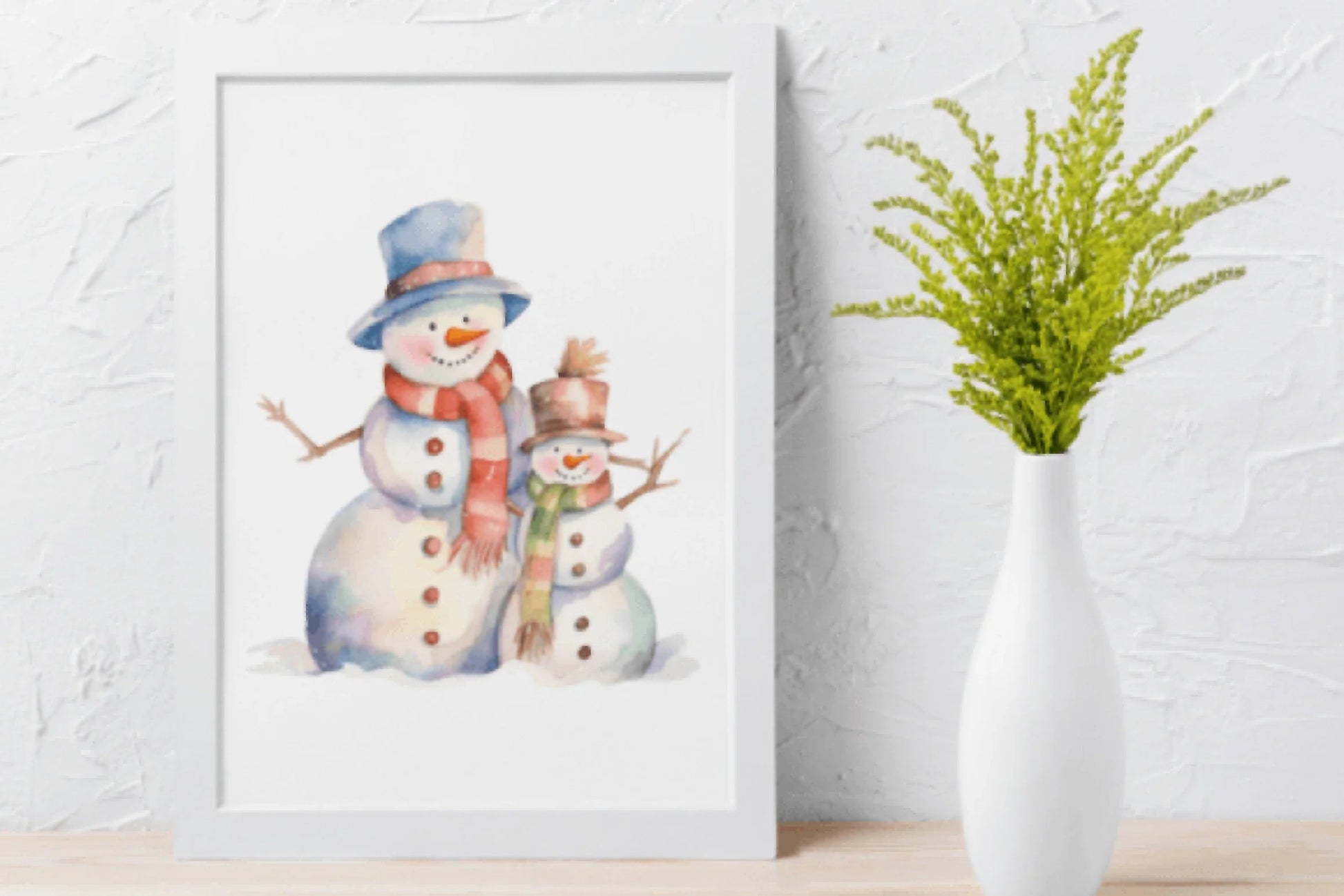 Vintage Christmas Snowman Clipart Bundle - CraftNest - Digital Crafting and Art