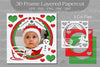 Christmas 3D Frame Layered Papercut Clipart Bundle