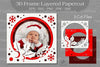 Christmas 3D Frame Layered SVG Bundle