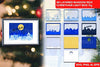 Christmas 3D Layered Shadow Box Light Bundle
