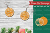 Christmas Ball Laser Cut Earrings SVG Bundle
