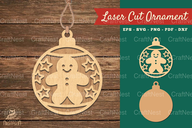 Christmas Ball Laser Cut Ornament Clipart Bundle - CraftNest - Digital Crafting and Art