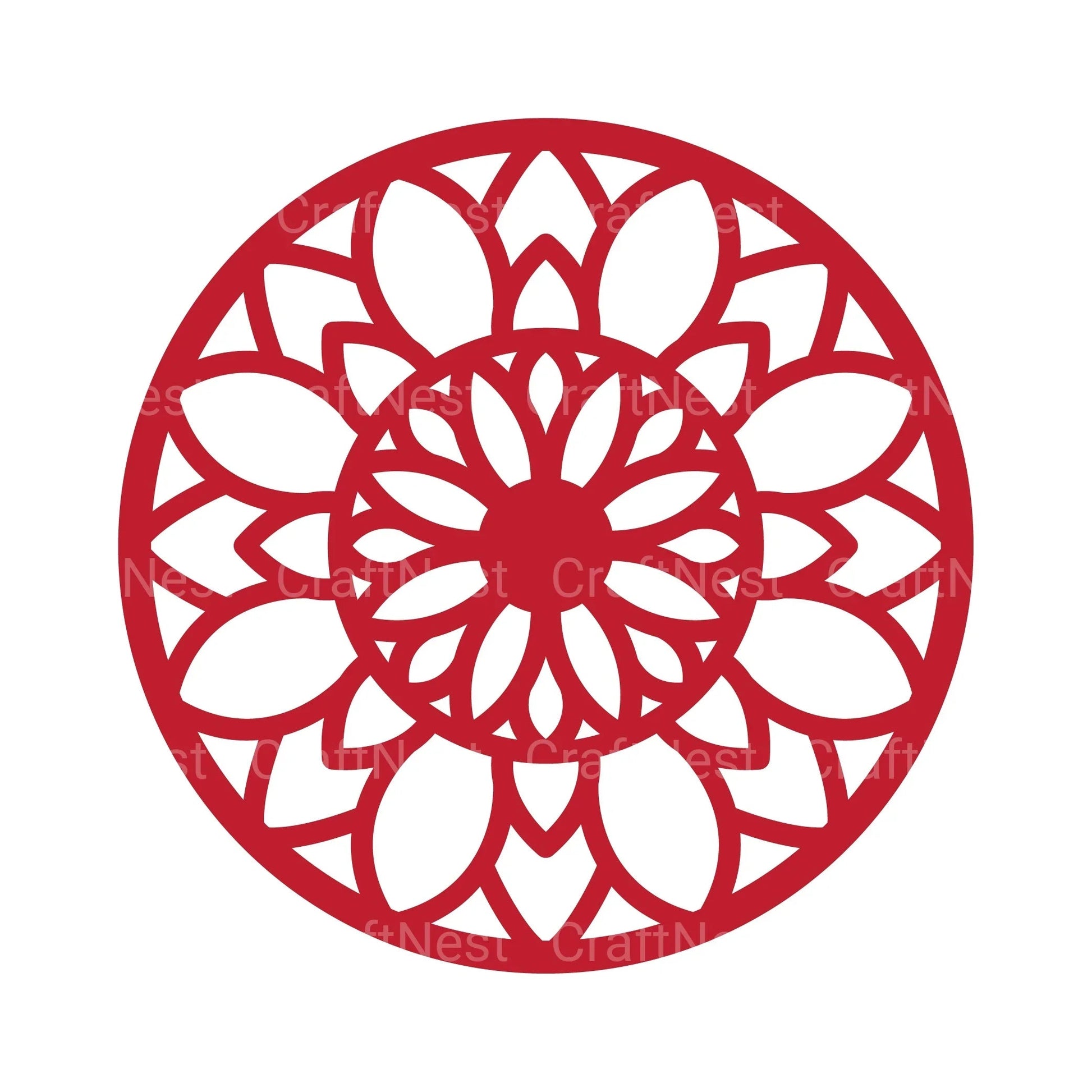 Christmas Bauble Mandala 3D Layered Papercut Clipart Bundle - CraftNest - Digital Crafting and Art